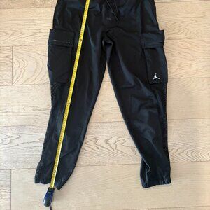 Nike Jordan Essentials Utility Pants Joggers Women's Medium Black Mesh Sides